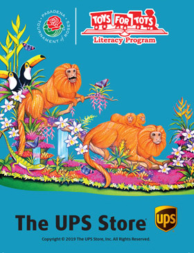 The UPS Store 2020 Rose Parade Float design